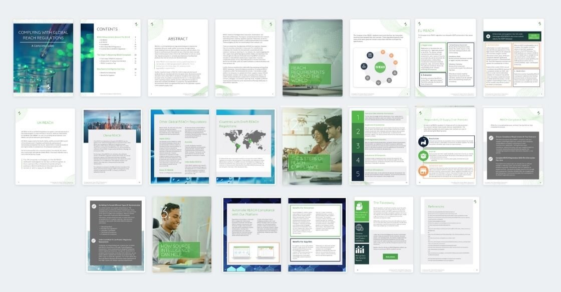 Complying With Global REACH Regulations White Paper Spread