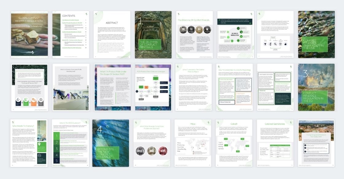 Global Conflict Minerals White Paper Spread